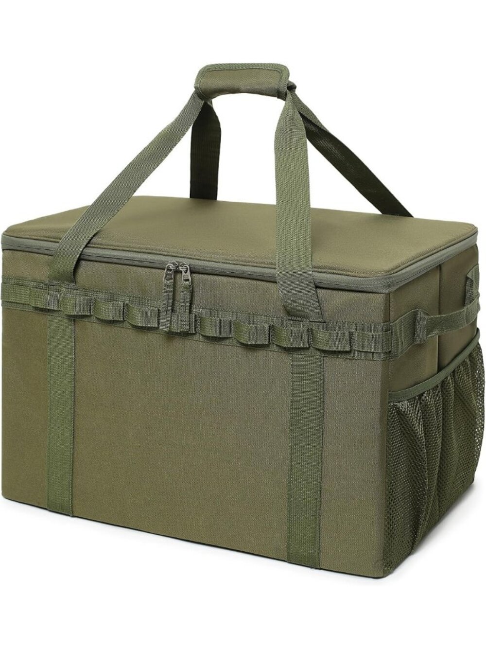 46L Tactical Camping Tote Bag - Foldable Storage Organizer for Kitchen & Trunk